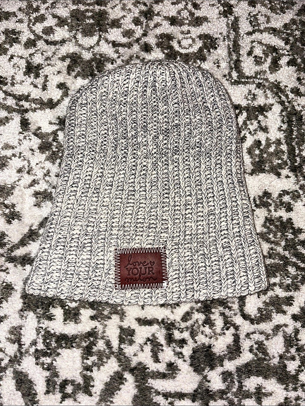Love Your Melon Classics Cuffed Beanie Gray